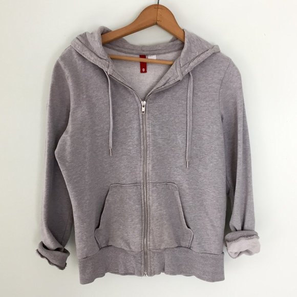 H&M Tops - H&M Grey Hoodie Sweatshirt